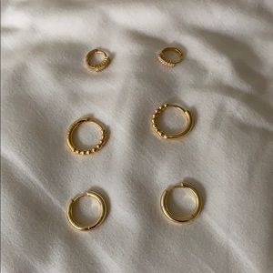 Shashi Layna Huggie Set (Set of 3)